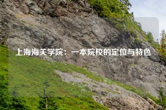 上海海关学院：一本院校的定位与特色